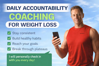 be your daily weight loss accountability coach
