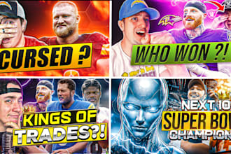 design eye catchy sports thumbnails for your channel