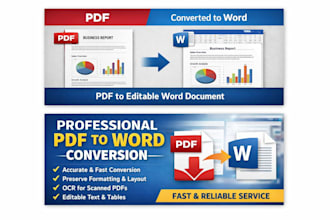 professionally convert your PDF files to editable word documents