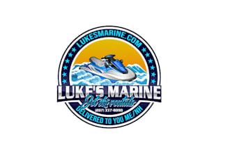 create creative and good looking jet ski logo design