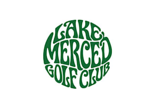 design hippie circle golf club logo