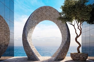 do 2d rendering for exterior design with 2d visualization