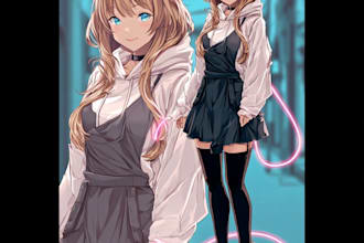 draw anime, manga or game characters
