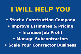 help contractors start, grow, and scale their construction business