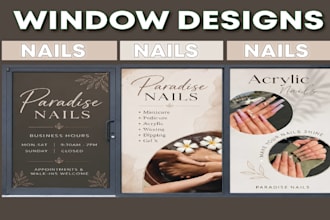 make proffestional outstanding shopfront window graphics or wall wraps