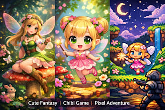 design unique ai characters or avatars