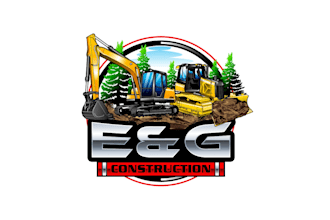 create exclusive marvelous excavator and dozer logo design