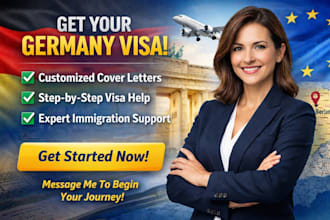 write germany visa cover letters  provide immigration guidance
