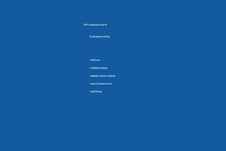 fix PHP or codeigniter bugs and errors