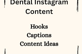 write high converting dental instagram captions and hooks