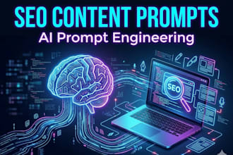 create optimized prompts for SEO content, blogs, and ai article generation