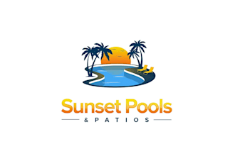 design a creative swimming pool, pool service or cleaning logo