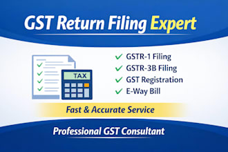 do gst return filing, gst registration and gst compliance