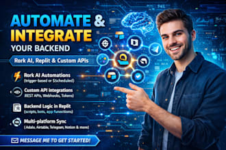 build web app automations using rork ai custom api and replit paypal api gateway