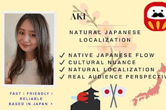 localize your content naturally for japanese audiences