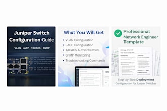 provide a juniper switch configuration template