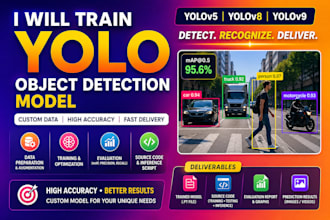 train yolo model for object detection and recognition