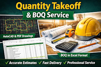 do quantity takeoff and boq for construction projects