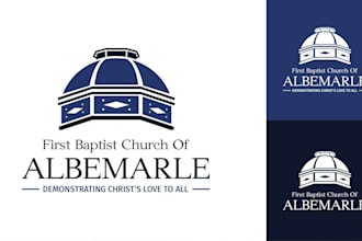 design a minimalist church logo for ministry or religious organizations