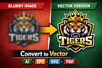 manually convert logo or image to vector