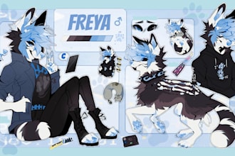 furry reference sheet nsfw furry art furry ref sheet anthro oc furry commission