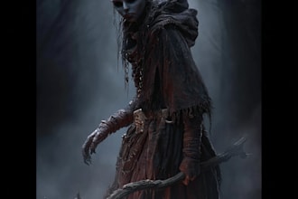 fantasy horror and fantasy horror character