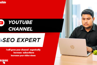be your youtube channel manager and SEO expert