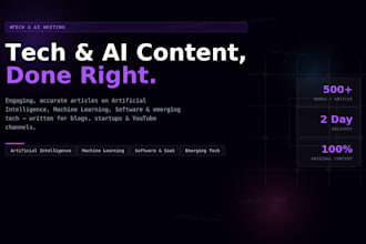 write engaging tech and ai articles for your blog or website