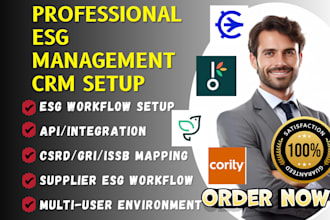 setup esg management cority ecoonline sweep servicenow key esg onetrust workiva