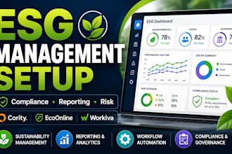 setup esg management software for compliance reporting risk and sustainability