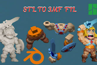 convert and color your stl to 3mf for accurate multicolor 3d print