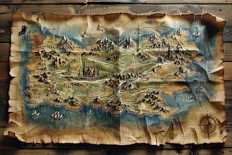 draw a map illustration for your project