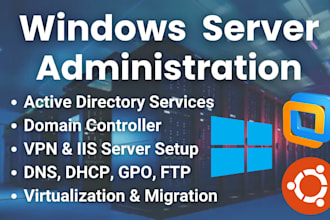 do windows server administration, active directory, vmware