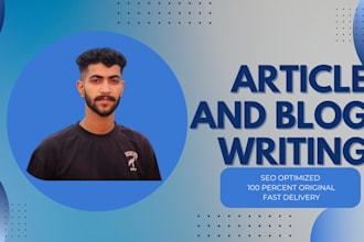 article writng and blog writing