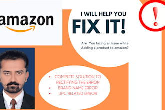 fix and resolve amazon listing issues or errors 8541 8105 5461 8567
