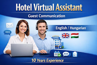 be your hotel or airbnb virtual assistant for guest communication