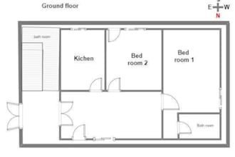 convert your sketch into autocad or revit floor plans