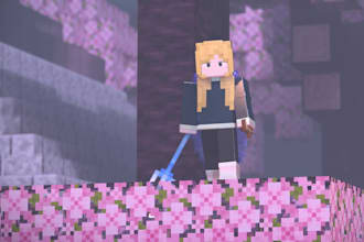 do custom  epic minecraft cinematic 3d animation for your channel animated film