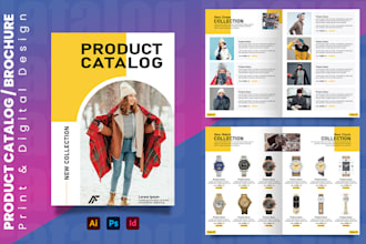 design a professional product catalog or catalogue for your business