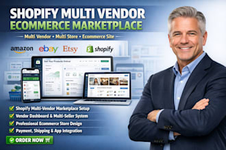 do shopify multi vendor ecommerce marketplace website multi vendor multistore