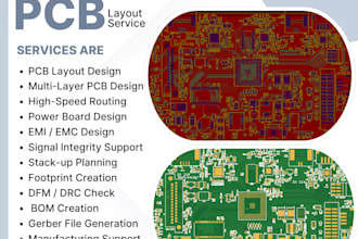 do professionally pcb design, ready for manufacturing