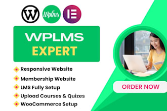create course website with wplms theme