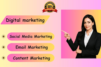 do digital marketing consultant and marketing plan for you