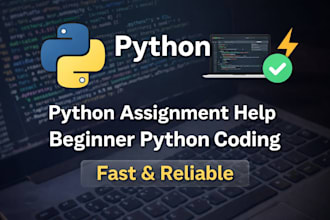 help solve python assignments and beginner coding tasks