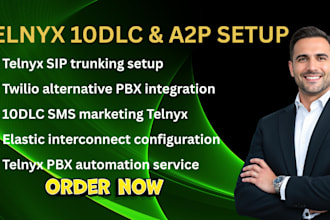configure telnyx sip trunking and elastic interconnect for pbx systems