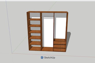 create accurate 3d furniture models in sketchup