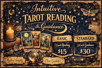 give you an intuitive tarot reading with clear guidance