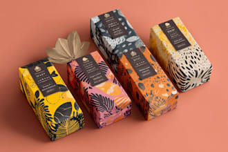 design artistic pouch and packaging