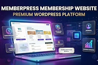 build a memberpress membership website on wordpress
