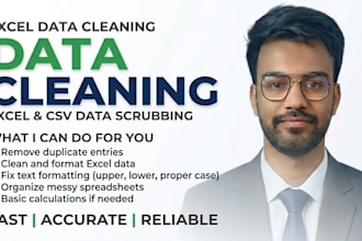 remove duplicates and clean your excel or CSV data